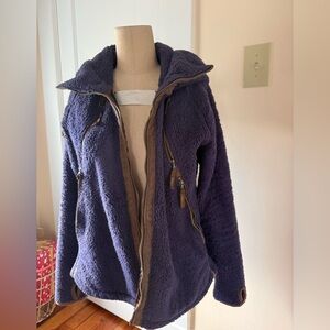 Kuhl Flight Jacket- Purple Sherpa Jacket L